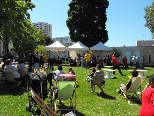 La Régie de Quartiers présente sur les fêtes de quartiers .