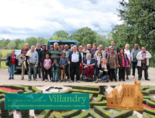 Sortie 2016 des jardiniers : Visite des jardins et du Château de Villandry .